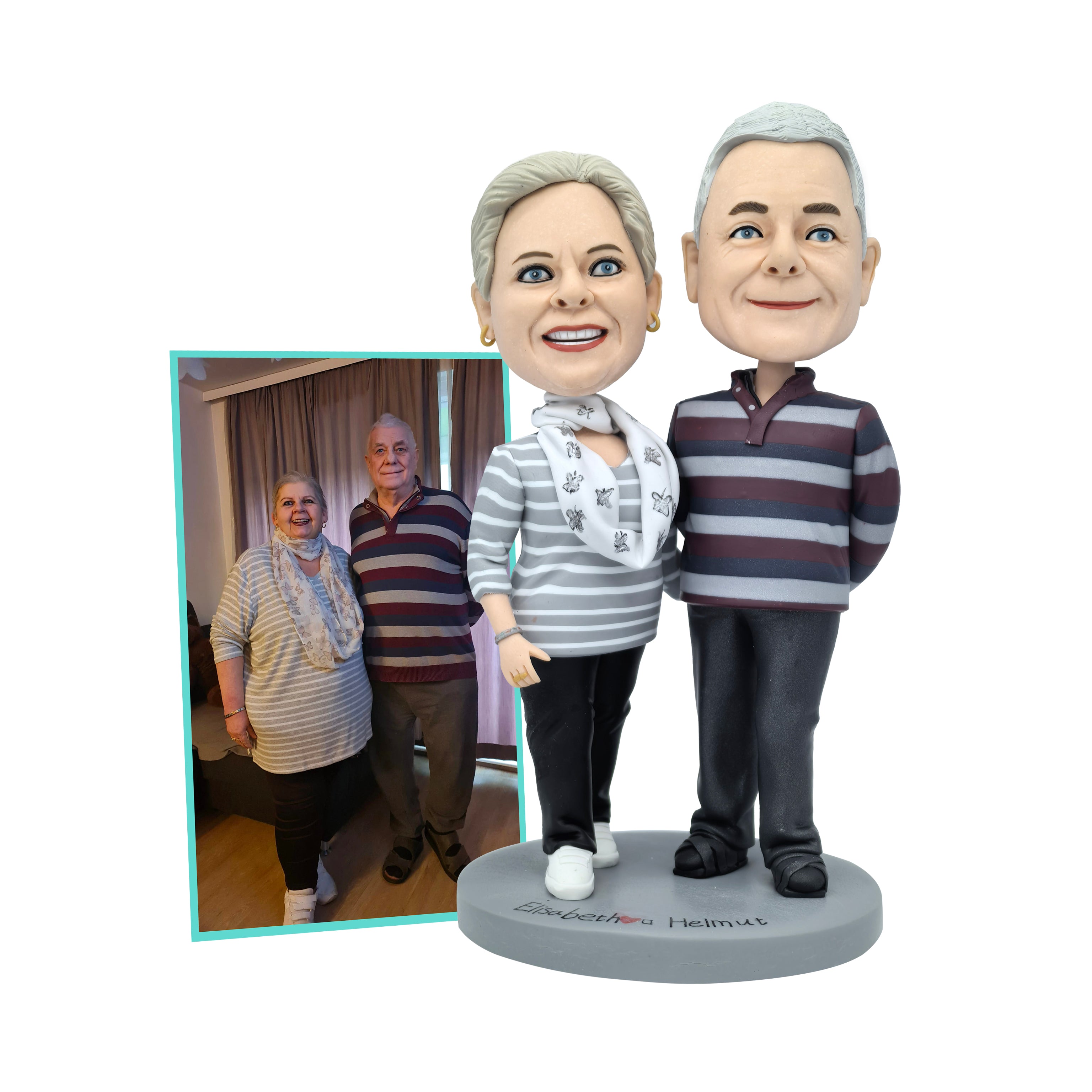 Customized bobbleheads for wedding anniversaries