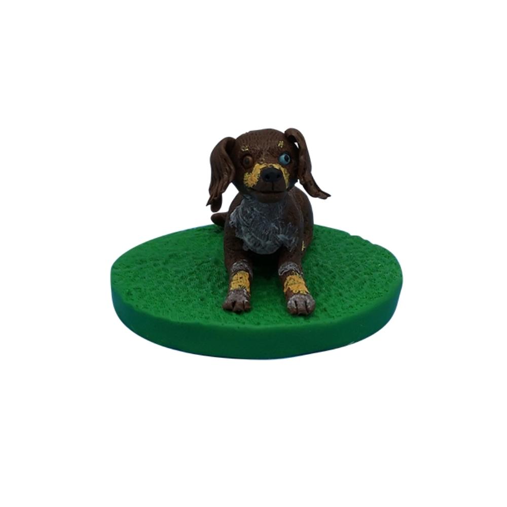 best Dog on grass custom bobblehead