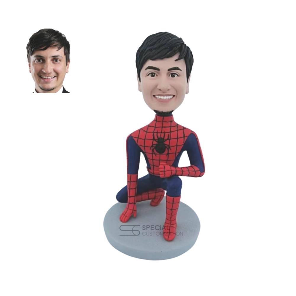 Custom spiderman action figure gift