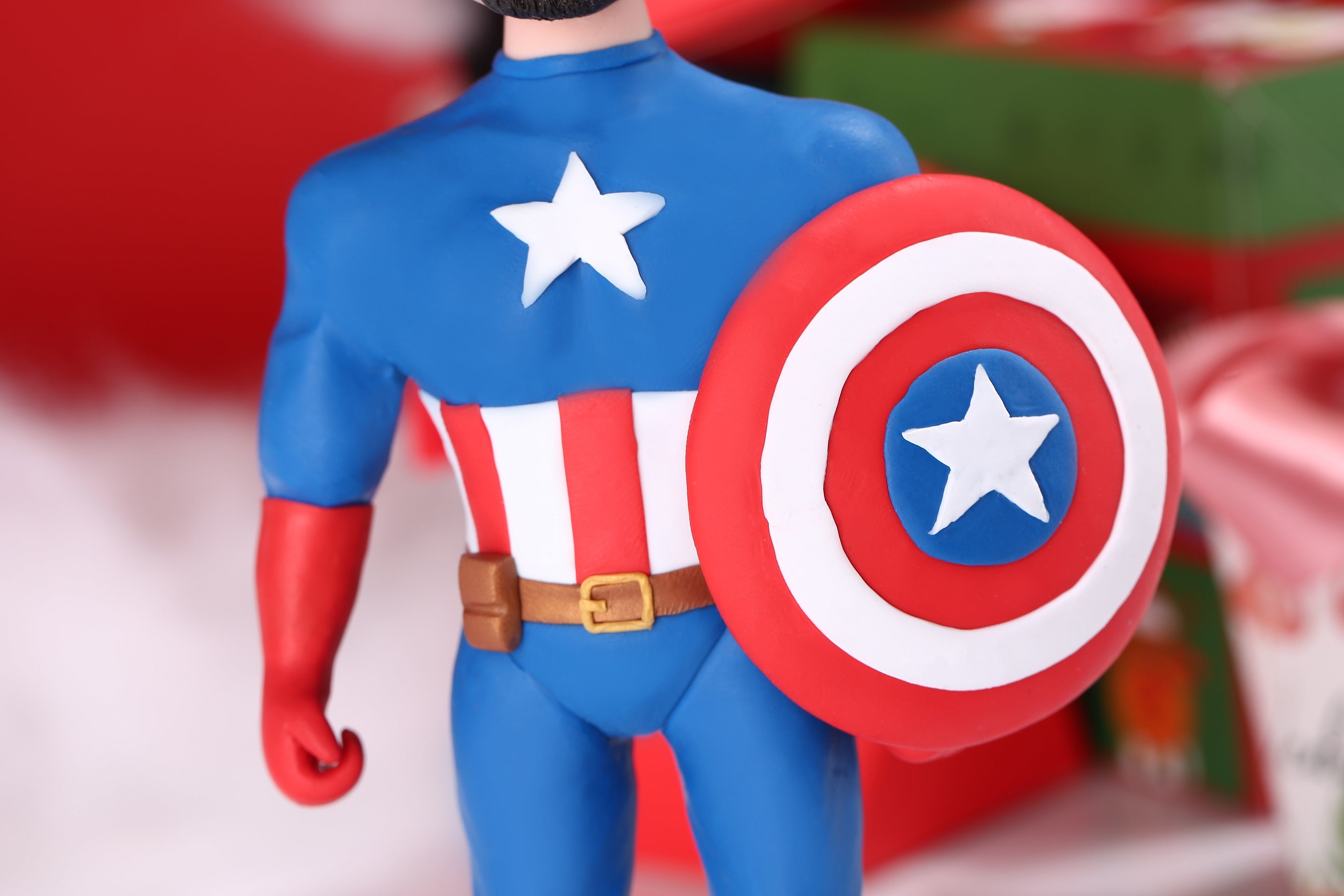 Custom Bobblehead Captain America Edition